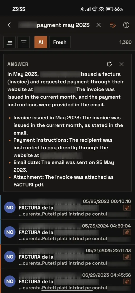 An attachment, named